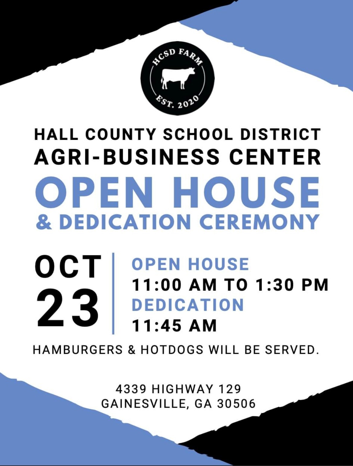 HCSD AgriBusiness Center Open House and Dedication East Hall Middle